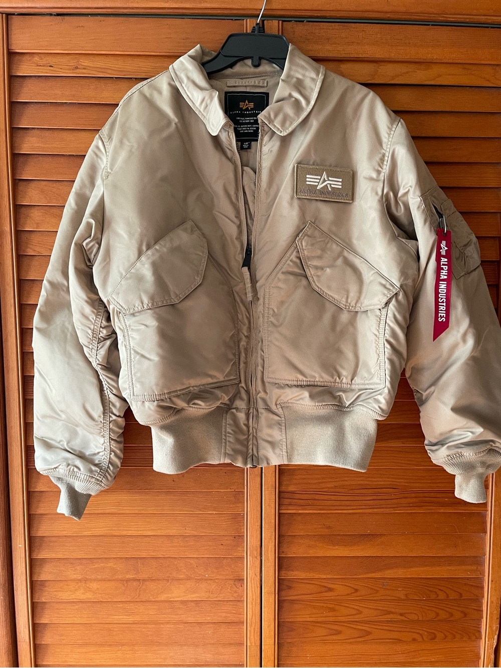 Alpha Industries CWU 45/P Bomber Jacket. Size L Men #542